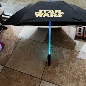 LED Star Wars umbrella with LED flashlight
